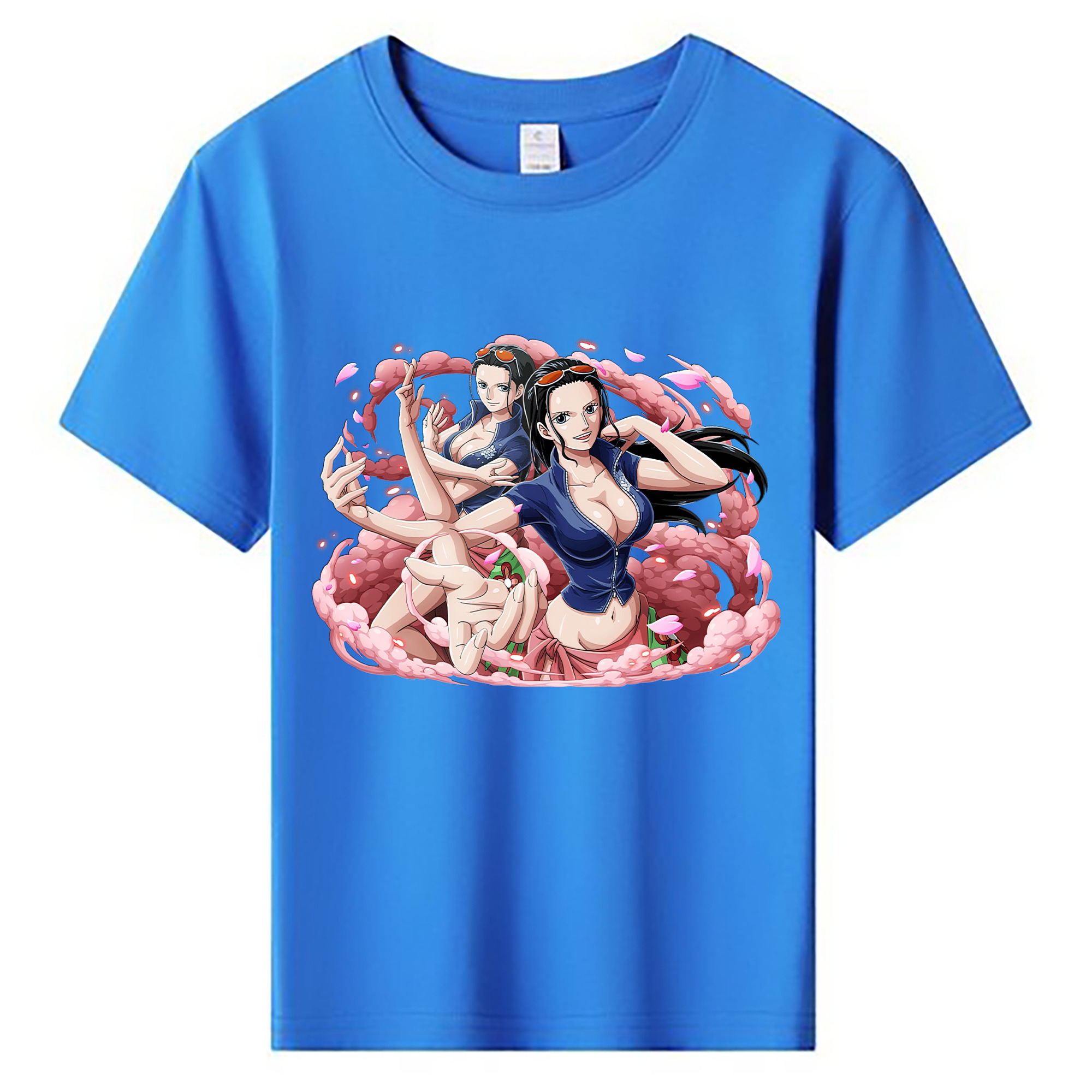 ワンピース ニコ・ロビン ONE PIECE Nico Robin 綿100％キッズTシャツ（フロントプリント）